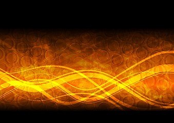 Image showing Abstract wavy background