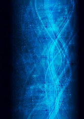 Image showing Abstract wavy background