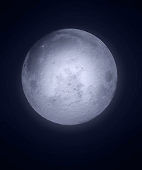 Image showing Full Moon at night