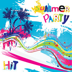 Image showing Summer party design