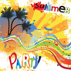 Image showing Summer party design