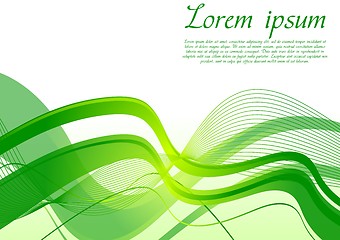 Image showing Vibrant wavy background