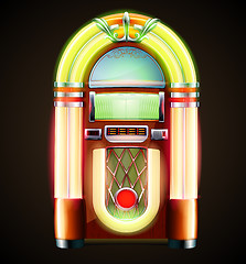 Image showing classic juke box