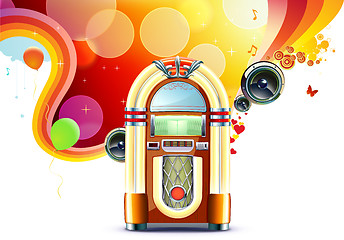 Image showing classic juke box