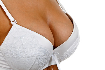 Image showing beautiful breast girls in bra