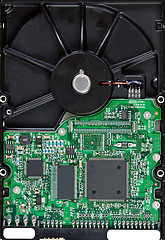Image showing hard disk with chips