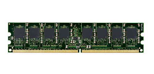 Image showing old dirty dust computer memory
