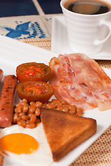 Image showing English breakfast
