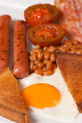 Image showing English breakfast