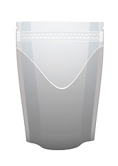 Image showing Silver foil food pouch