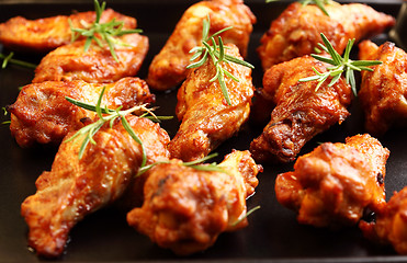 Image showing Hot chicken wings