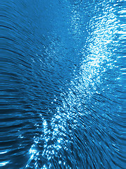 Image showing blue water ripples background