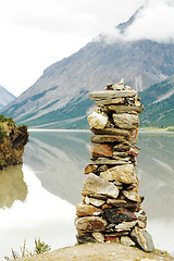 Image showing Landscape in Tibet