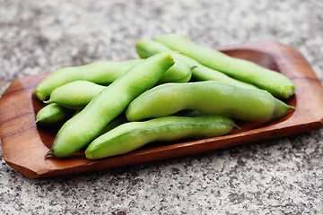 Image showing fresh broad beans