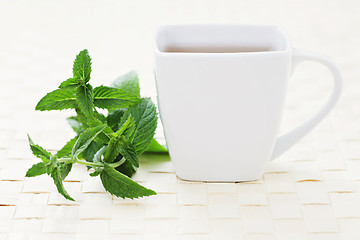 Image showing mint tea