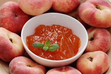 Image showing peaches marmalade