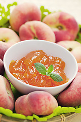 Image showing peaches marmalade