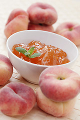 Image showing peaches marmalade