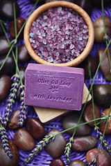 Image showing lavender spa