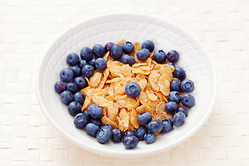Image showing cereals with blueberry
