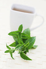 Image showing mint tea