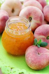 Image showing peaches marmalade