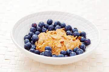Image showing cereals with blueberry