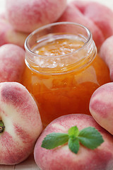 Image showing peaches marmalade