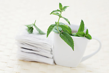 Image showing mint tea