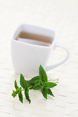 Image showing mint tea