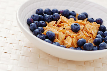 Image showing cereals with blueberry