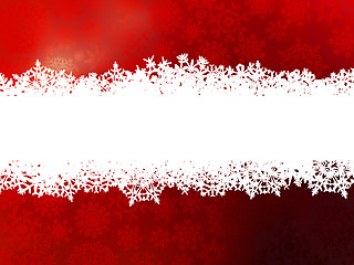 Image showing Christmas background with copyspace. EPS 8