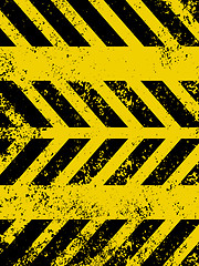 Image showing Diagonal hazard stripes texture. EPS 8