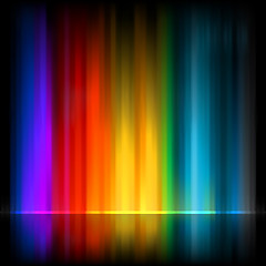 Image showing  Aurora Borealis. Colorful abstract. EPS 8