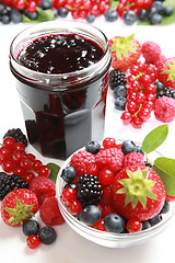 Image showing Berry jam