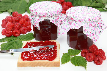 Image showing Raspberry jam