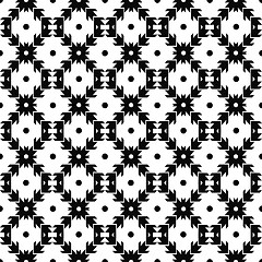 Image showing seamless dots and checkered pattern 
