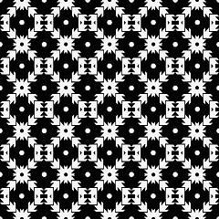 Image showing seamless dots and checkered pattern 