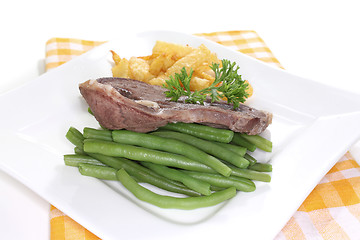 Image showing Lamb roast