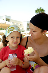 Image showing Healthy mother and child