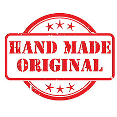 Image showing Hand made stamp