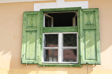 Image showing green window