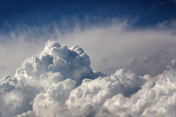 Image showing dramatic storm clouds