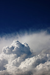 Image showing dramatic storm clouds vertical