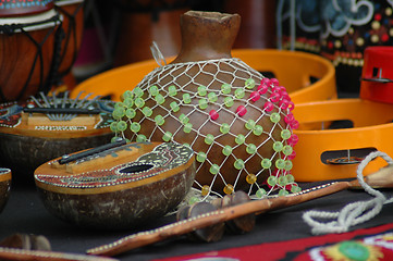 Image showing Indian musical instruments