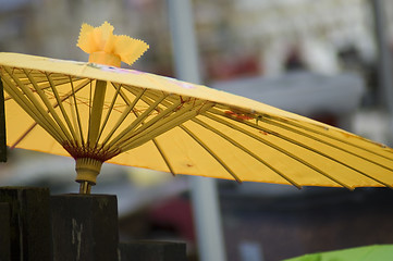 Image showing Yellow Umbrella