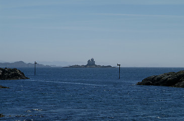 Image showing Lighthouse on an island