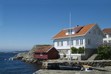 Image showing House by the sea