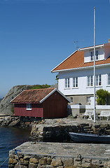 Image showing House by the sea