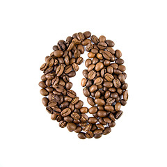 Image showing coffee bean isolated on white